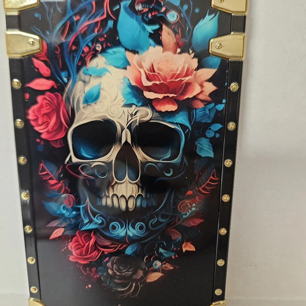 Samsung S10 Skull Design Phone Case - Black‎